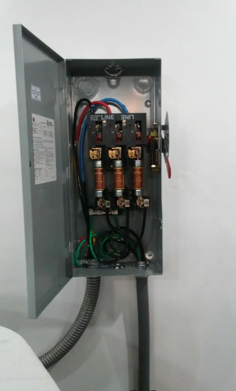 Three-phase disconnect switch installed for Electrical Wiring & Rewiring in Agoura Hills